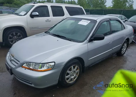 2002 Honda Accord Ex/Se из США, поврежденный, VIN 1HGCG66852A160513